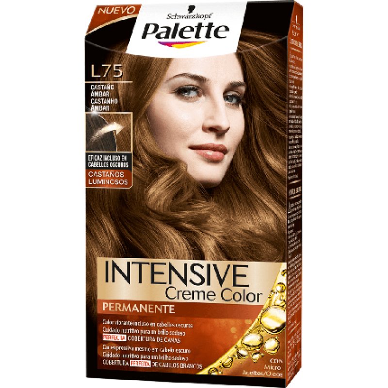 Schwarzkopf Palette Intense Color Creme Tint L75 Brown Amber