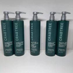 Crabtree & Evelyn 5 Pack Shower Gel Shampoo Conditioner And Lotion