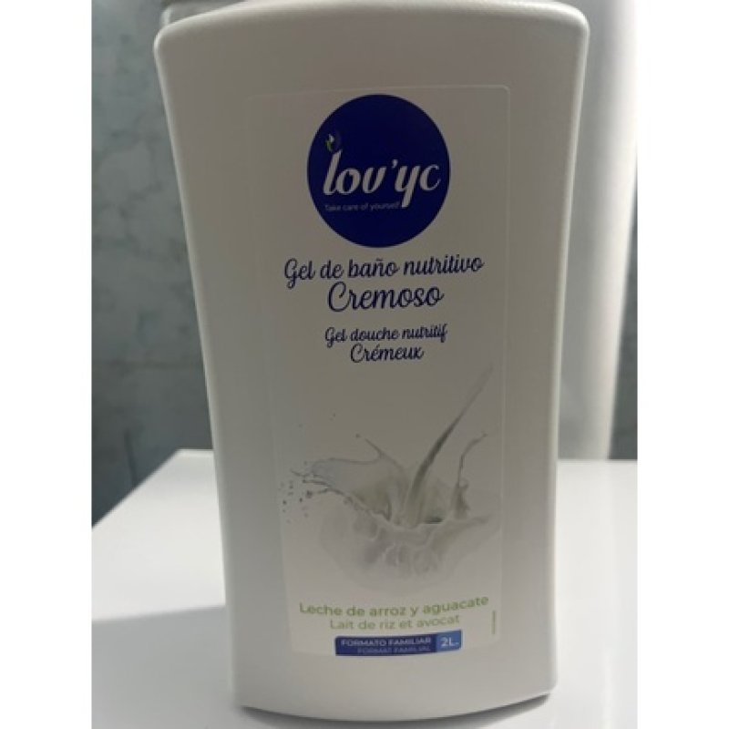 Lov'yc Shower Gel Creamy Rice Milk And Avocado 2 Liters