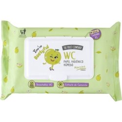 The Fruit Company Soft Fragrance Apple Toilet Wipes 80 Pieces For Personal Hygiene