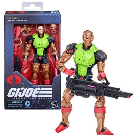 G.I. JOE - Cobra Overkill - Figurine Classified Series 201 15cm
