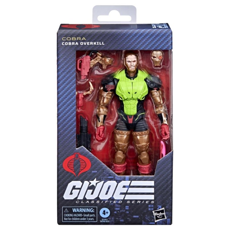 G.I. JOE - Cobra Overkill - Figurine Classified Series 201 15cm