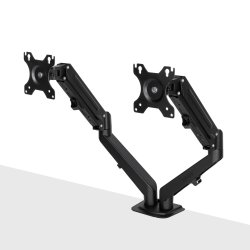 Lindy 40708 monitor mount / stand 68.6 cm (27") Desk Black
