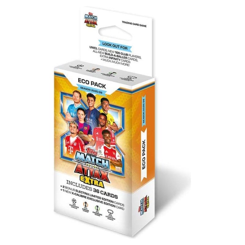 UEFA Champions League Match Attax Extra Trading Cards 2025/26 Eco Pack