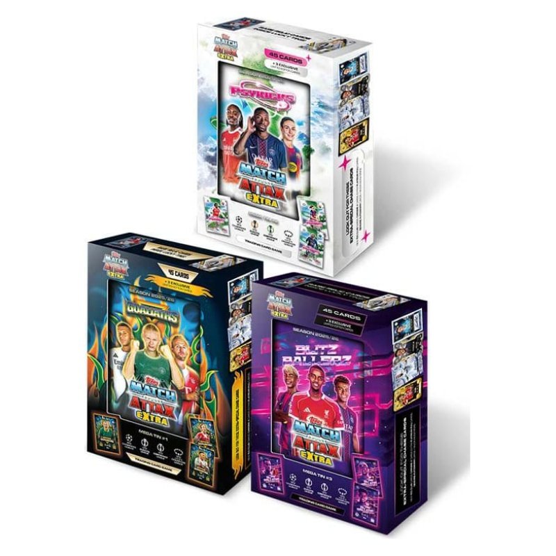 UEFA Champions League Match Attax Extra Trading Cards 2025/26 Mega Tin