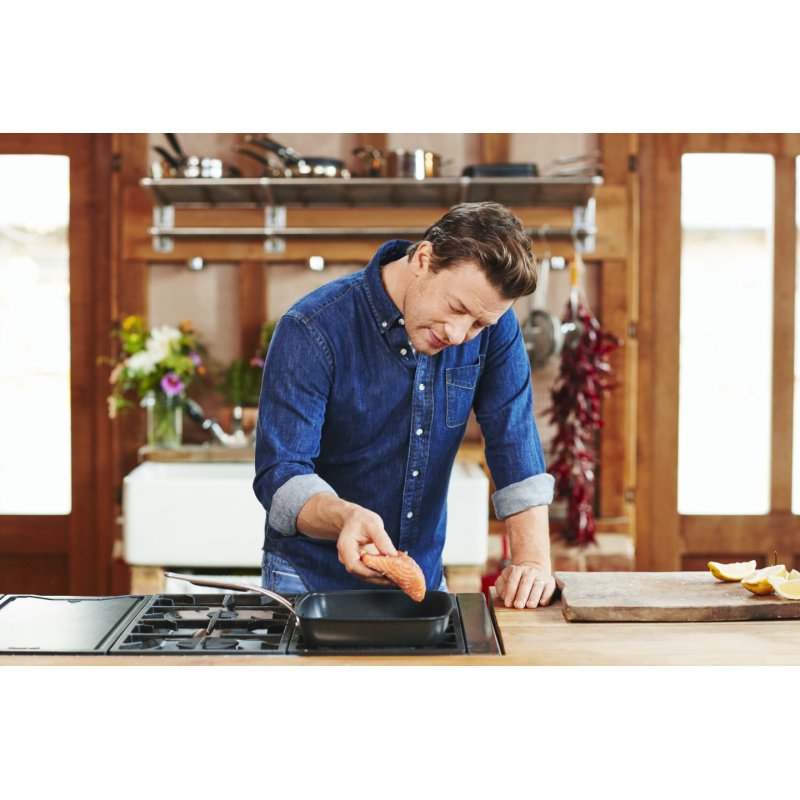 Tefal Jamie Oliver Cooks Classic Grillpfanne 23x27 cm