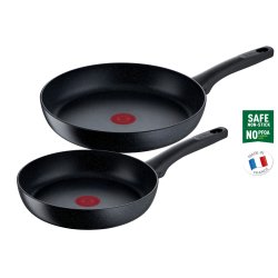 Tefal BLACK STONE Pfannen-Set 24/28cm