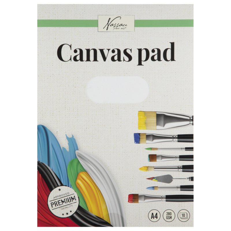 Nassau - A4 Canvas Pad , 10 sheets (AR1060)