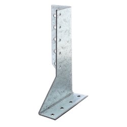 Support U ailes extérieures gauche galvanisé 25x140 Alberts - 331559