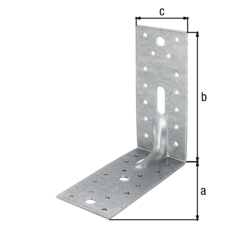 GAH-Alberts Heavy-duty angle bracket with beading