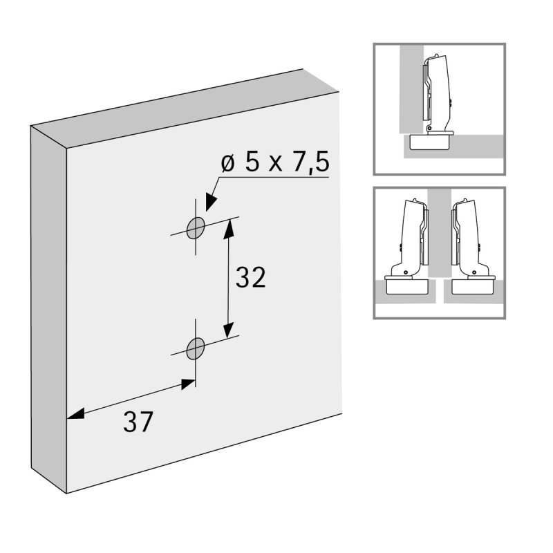 Hettich 9071650 drawer roller/slide