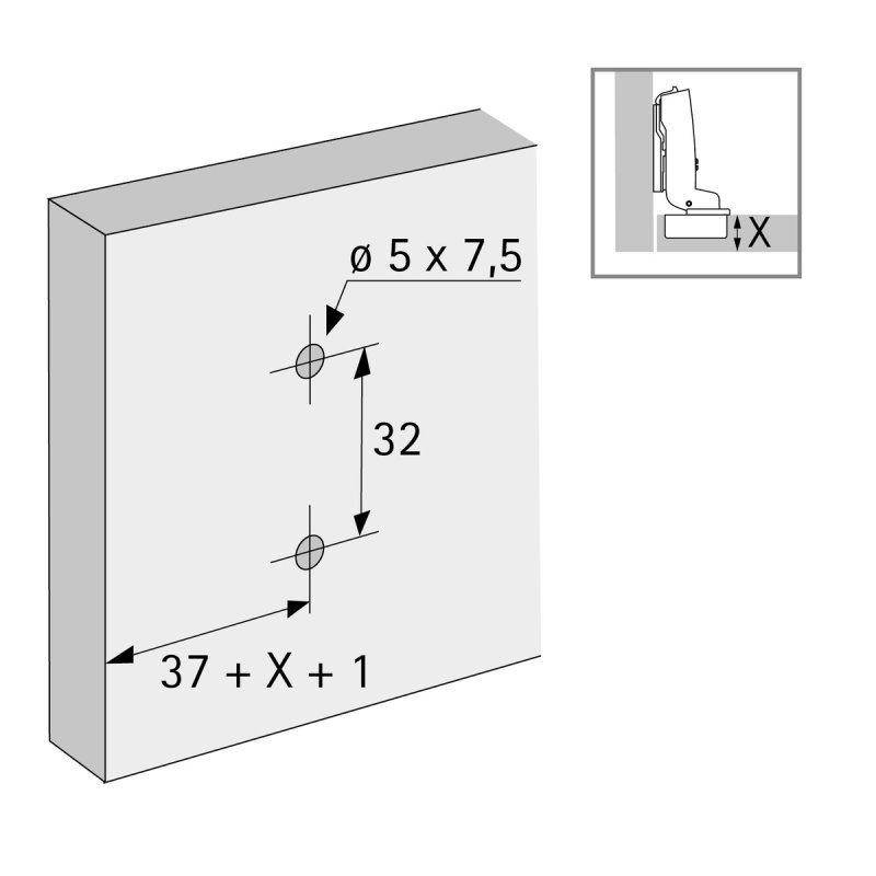 Hettich 9071650 drawer roller/slide