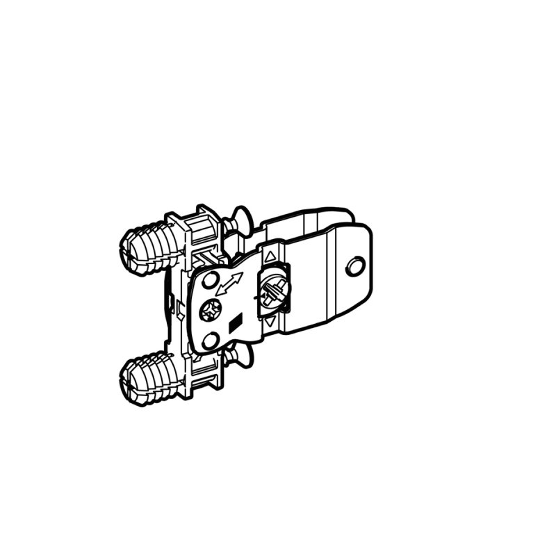 AvanTech YOU Attache façade pour profil de côté de tiroir, hauteur 101 mm, à enfoncer - HETTICH - 9255836