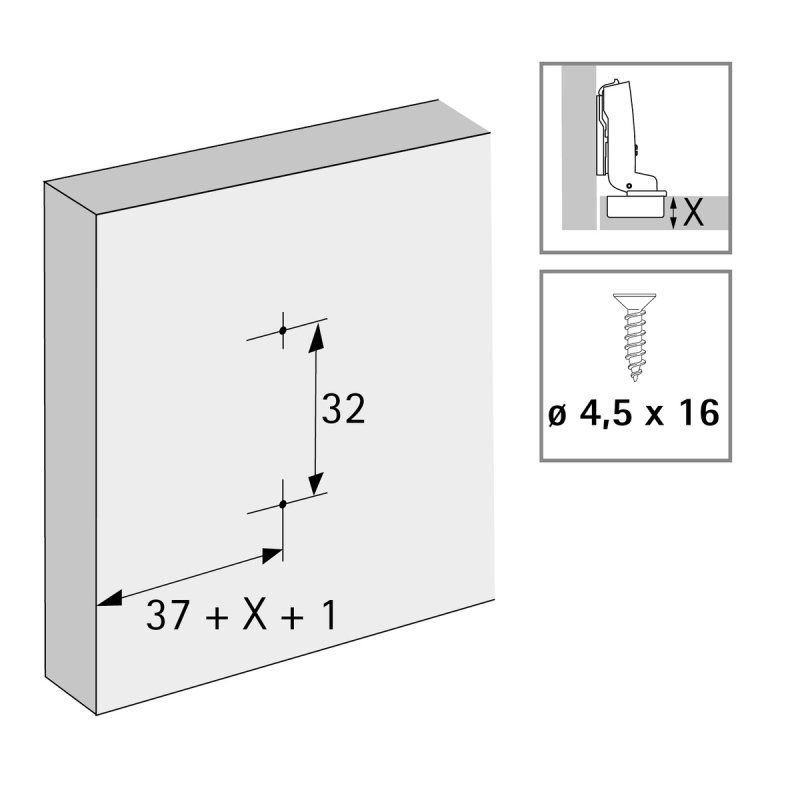 Hettich 9071577 drawer roller/slide