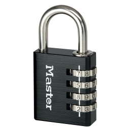 MASTER LOCK Cadenas combinaison programmable de 40mm noir