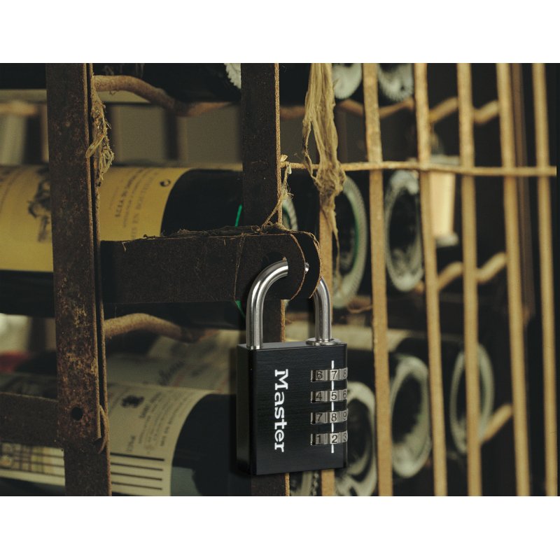 MASTER LOCK Cadenas combinaison programmable de 40mm noir