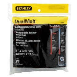 Boîte de 24 batons de colle STANLEY 11,5 mm pour Pistolet 6-GR100 - 1-GS20DT