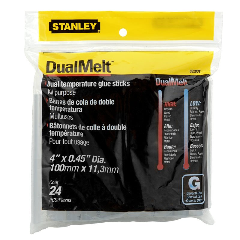 Boîte de 24 batons de colle STANLEY 11,5 mm pour Pistolet 6-GR100 - 1-GS20DT