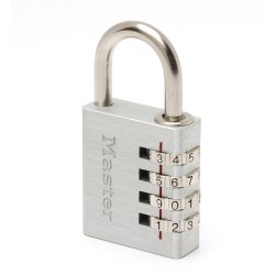 MASTER LOCK 40mm wide set-your-own combination aluminum body padlock