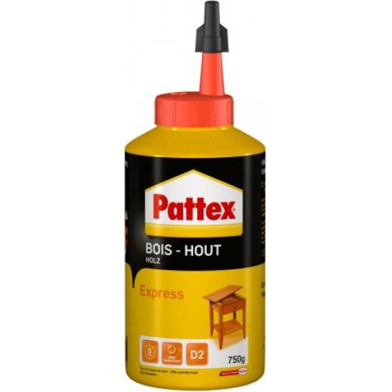 Colle à bois Express PATTEX - bib 750g - 1419264