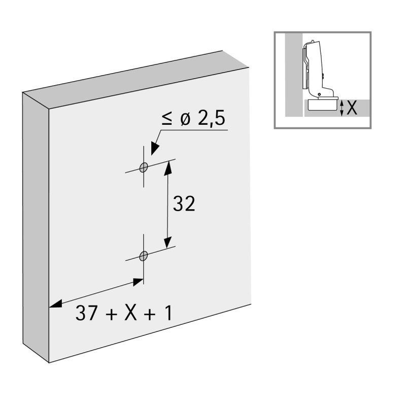 Hettich 9071670 drawer roller/slide
