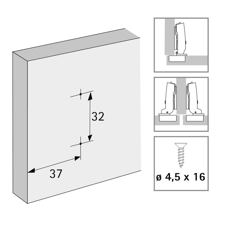 Hettich 9071576 glissière et coulisse pour tiroir