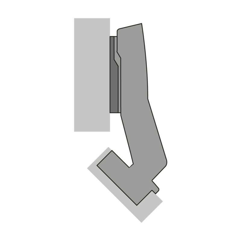 Charnière Sensys sans amortisseur HETTICH à visser - ép.porte 15/28 cais.45° 95°- porte en applique - 9088179