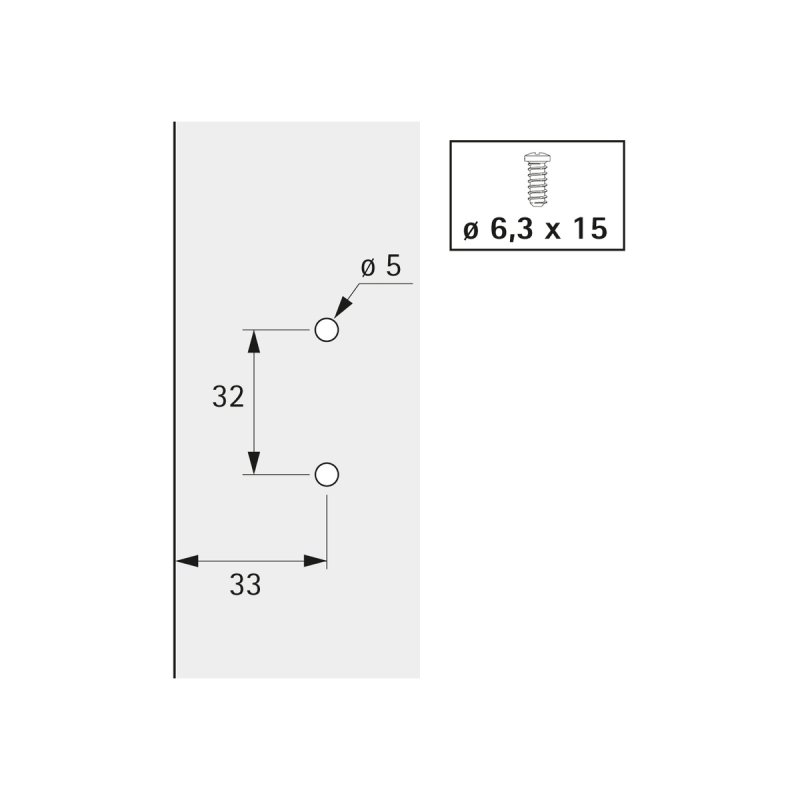 Hettich 72134 glissière et coulisse pour tiroir