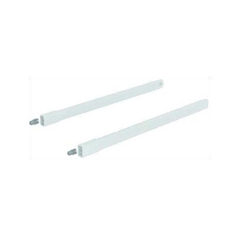 Set de tringles HETTICH ArciTech longitudinale - 650 mm - Blanc - 9149292