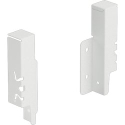 Set raccord HETTICH ArciTech pour paroi arrière blanc - 126 mm - 9149280