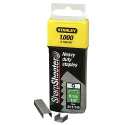 Stanley AGRAFES TYPE G - EN BOITE DE 1000PCS