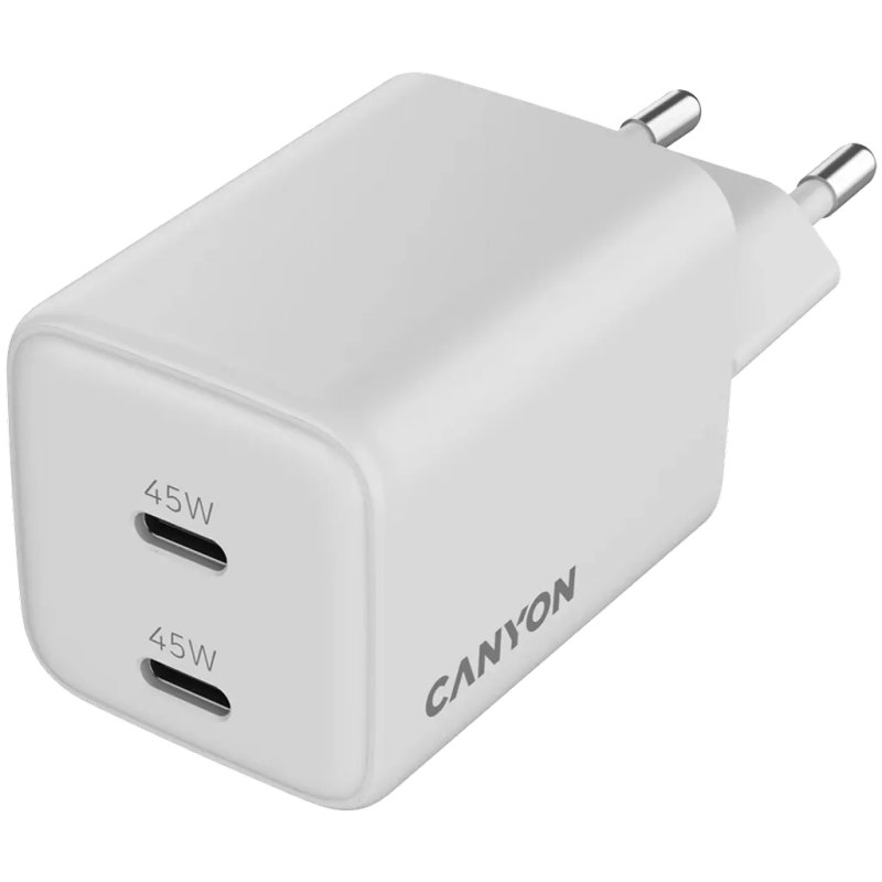 Canyon Charger CU45CC GaN 45W 2xPD EU white