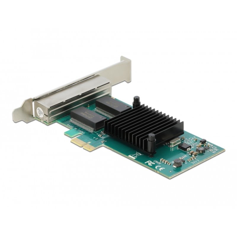 DeLOCK PCI Express x1 Card 4 x RJ45 Gigabit LAN i350