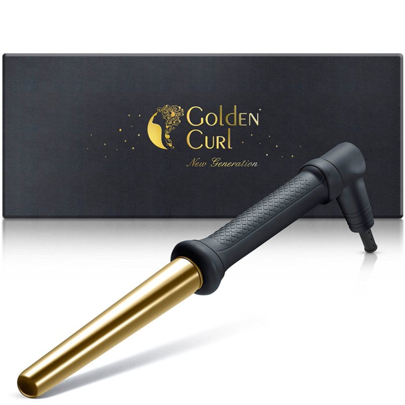 Golden Curl GC_506_GOLD brosse soufflante et fer à lisser Fer à friser À chaleur Noir, Or