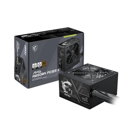 MSI MAG A650BN PCIE5 II unité d'alimentation d'énergie 650 W 20 4 pin ATX ATX Noir
