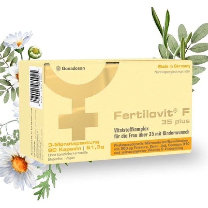 Fertilovit F 35 plus Premium Conception Vitamins with Coenzyme Q10 90 Capsules