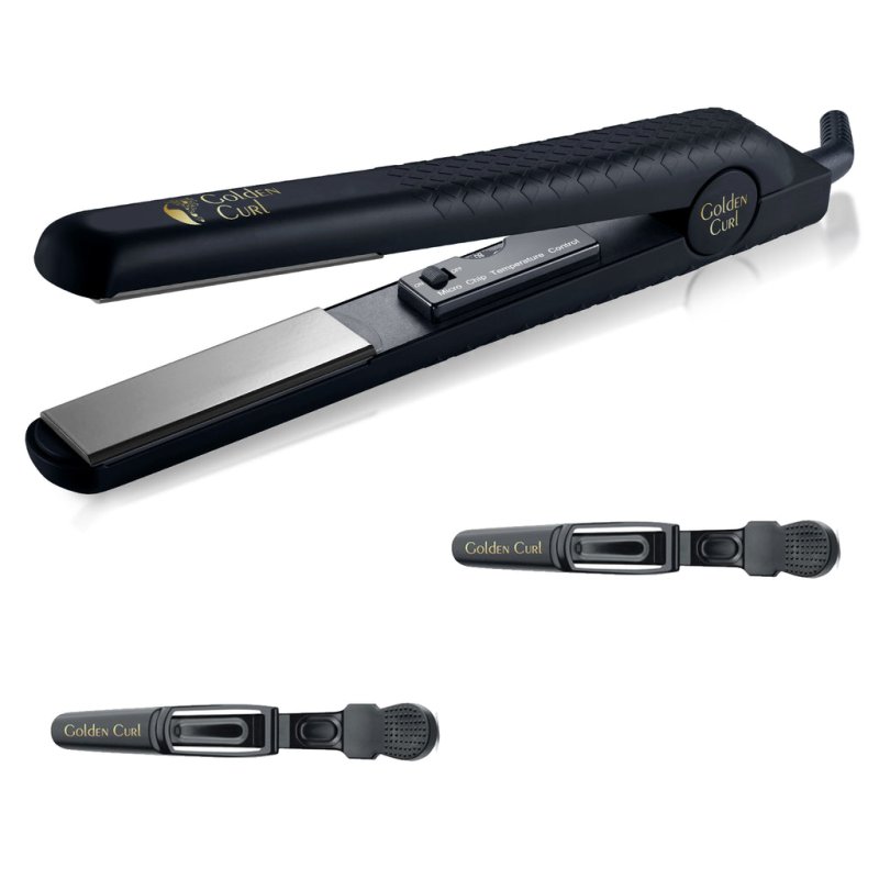 Golden Curl GC_806_BLACK brosse soufflante et fer à lisser Brosse à lisser À chaleur Noir