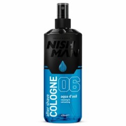 Nishman 06 After Shave Cologne 70 Alcohol Aqua D' Asil 400ml Xl