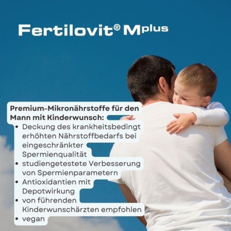 Fertilovit M plus Fertility and Sperm Production Vitamins for Men 60 Capsules