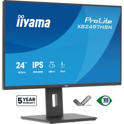 iiyama ProLite XB2497HSN-B1 computer monitor 60.5 cm (23.8") 1920 x 1080 pixels Full HD LED Black