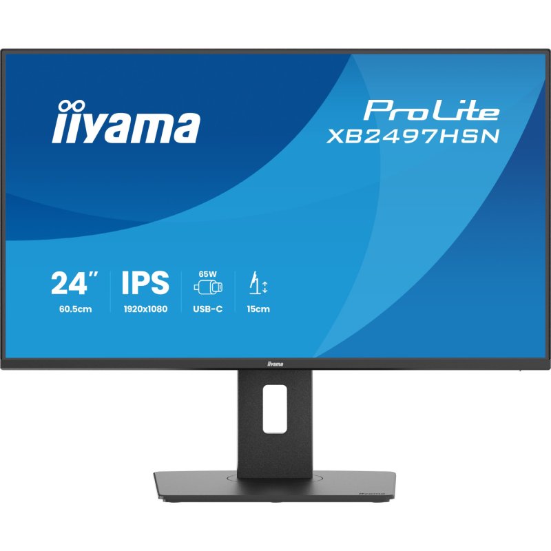 iiyama ProLite XB2497HSN-B1 écran plat de PC 60,5 cm (23.8") 1920 x 1080 pixels Full HD LED Noir