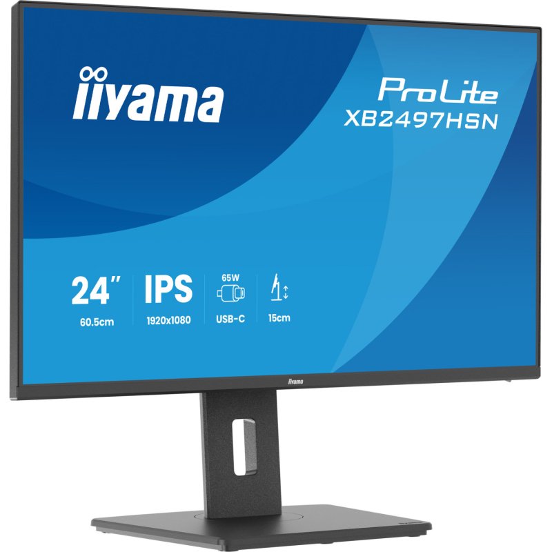 iiyama ProLite XB2497HSN-B1 computer monitor 60.5 cm (23.8") 1920 x 1080 pixels Full HD LED Black