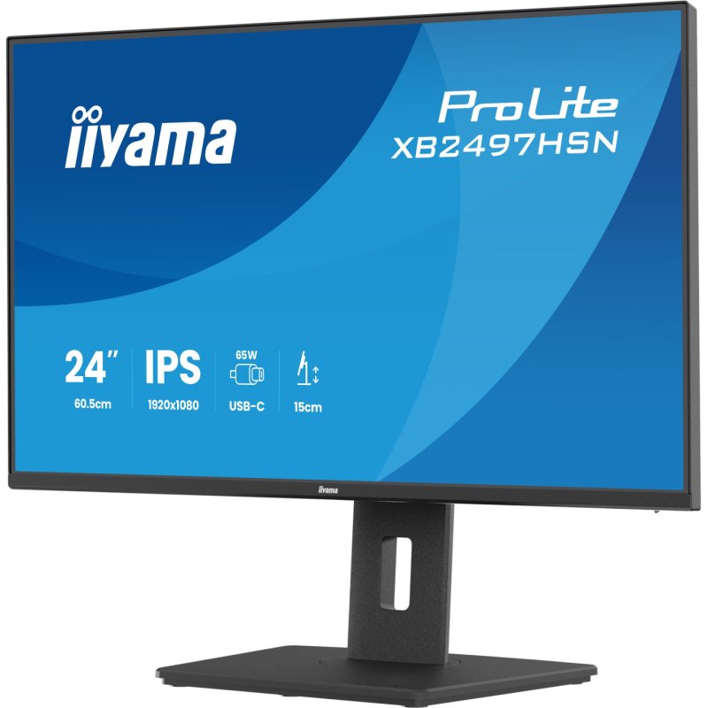 iiyama ProLite XB2497HSN-B1 écran plat de PC 60,5 cm (23.8") 1920 x 1080 pixels Full HD LED Noir