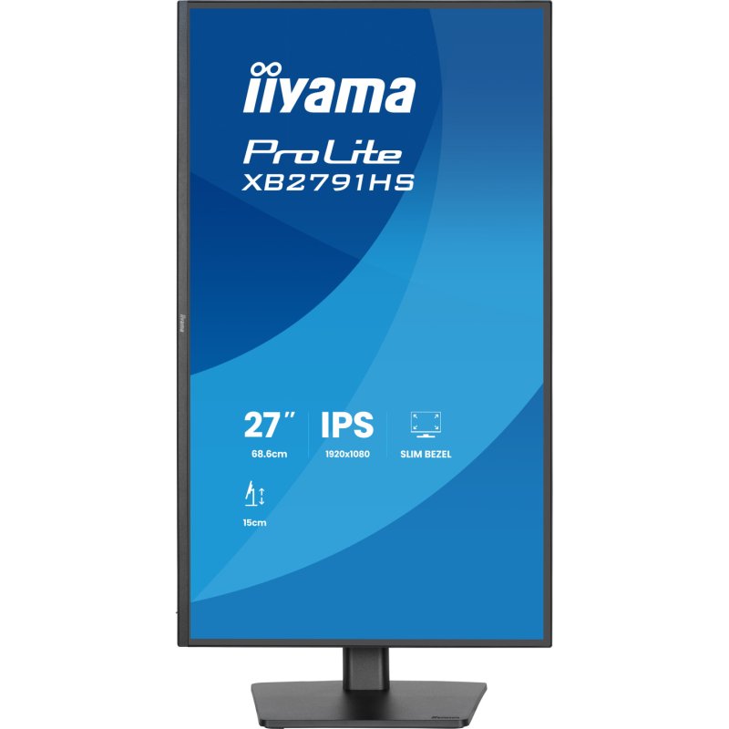 iiyama ProLite XB2791HS-B1 écran plat de PC 68,6 cm (27") 1920 x 1080 pixels Full HD LED Noir