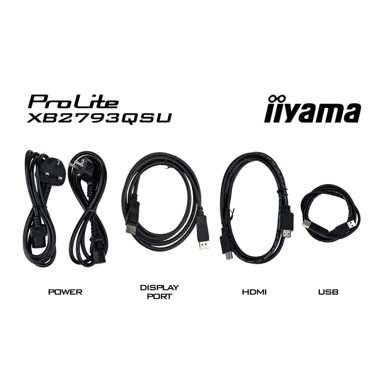 iiyama ProLite XB2793QSU-B1 écran plat de PC 68,6 cm (27") 2560 x 1440 pixels Quad HD LED Noir