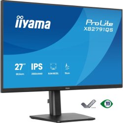 Ecran IIYAMA 27'' Noir dalle IPS Ultra mince 16:9 2560x1440 1ms 75Hz 350cd/m 10