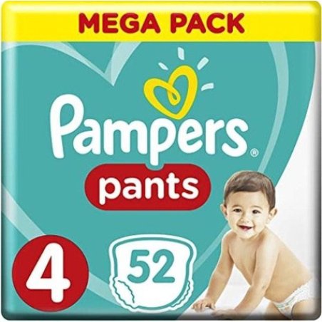 Pampers Baby Dry Pants Size 4 - 52 Diaper Pants