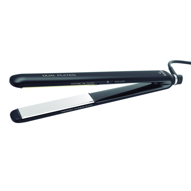 Gama Gi2514 Hair Straightener With One Titanium Plate & One Ceramic Plate 45w