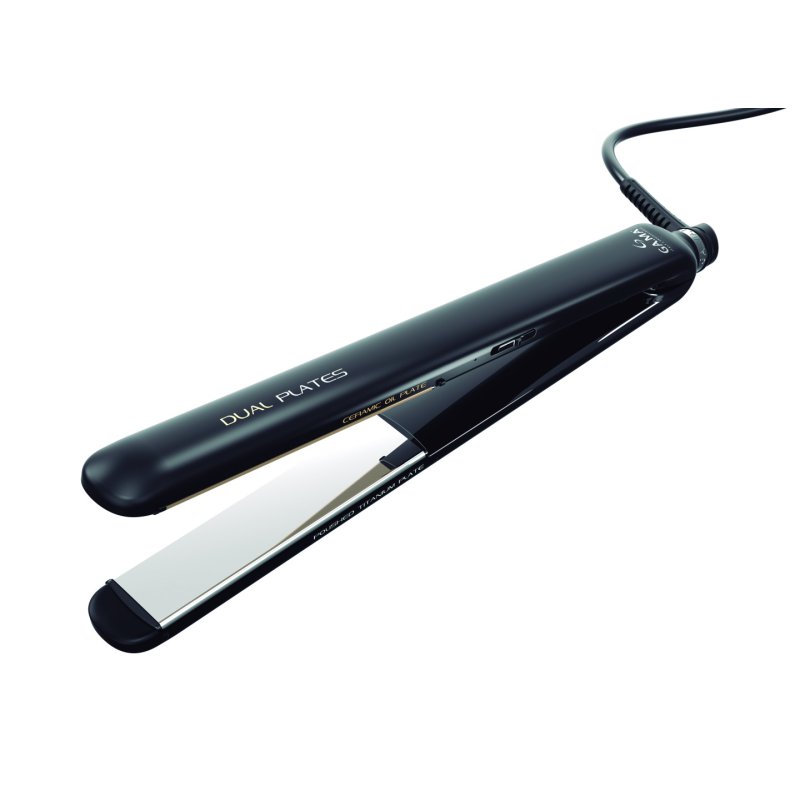 Gama Gi2514 Hair Straightener With One Titanium Plate & One Ceramic Plate 45w