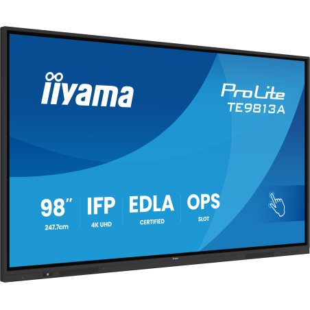 IIYAMA LFD 98 Interactif IPS anti-reflet 40 points 3840x2160 2xHDMI DP 2xUSB-C